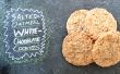 Haferflocken-White Chocolate Cookies gesalzen
