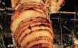 Knoblauch Petersilie knusprig backen in Scheiben geschnittenen Kartoffeln