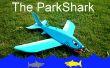 Der große blaue ParkShark RC Flugzeug