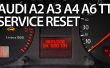 Reset Service Erinnerung im Audi A2, A3, A4, A6, TT