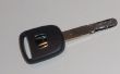 USB-Stick im Auto Schlüssel Shell