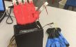 Roboterhand gesteuert durch Power Glove