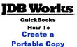 QuickBooks Portable Kopiervorgang