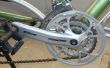 Einfache Fahrrad Kettenschutz aus großen Kettenblatt gemacht