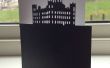 Downton Abbey schneiden Silhouette Grußkarte