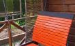 Gartenterrasse Schaukelbett - wenn eine einfache Hängematte einfach nicht tun! 
