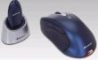 Der blaue Laser Bluetooth Maus