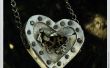 Steampunk Herz Halskette