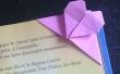 Origami Herz Lesezeichen