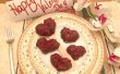 Obst Sträuße wie erstelle ich Valentines Schokolade bedeckt Erdbeer Zuckerherz