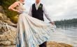 Handbemalt, Upcycled Wedding Dress