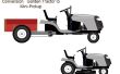 Garten-Traktor Pickup-Truck