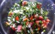 Tomaten Salat und Raddish