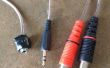 DIY Audio Signal Patch Kabel für zwei Verstärker