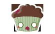 Zeichnen Sie einen Pixel Zombie Muffin (mit. PSD)