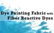 Färbe Malerei Stoff mit Reaktivfarbstoffen Fiber