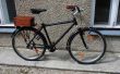 Ein modernes Fahrrad alt