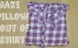 Machen Sie eine Bogen Kissen aus Hemd (ohne Nähen oder kleben)