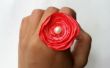 DIY-Stoff Blume Ring