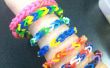 Rainbow Loom Armband ohne Rainbow Loom mit gemeinsamen Haushaltsgegenstände