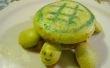 Grüne Schildkröte Pistazien Macaron