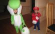 Yoshi Maskottchen und Baby Mario Kostüme für Kleinkinder