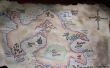 Eine alte aussehende Karte Neverland machen