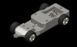 3D gedruckt Scalextric Chassis