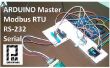 Modbus RTU Master mit Arduino über RS232