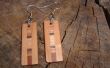 Segmentierte Holz Ohrringe machen