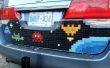 Mosaik-Fliesen Pixel Art Car