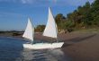 Erstellen eines kurzen Drachen (16 Fuß 3 - Board Auslegerboot Segeln)