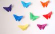 Origami-Wanddekoration Schmetterling