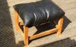 Louche Fußhocker. Lounging Comfy-heit von Found/Recycling-Material