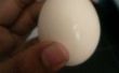 Einfache Methode um ein hart gekochtes Ei zu entfernen. 