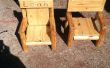 Rustikale Log Kinder Stuhl aus zurückgefordert Holz
