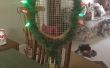 Beleuchtete LED Weihnachtsbaum Tennisschläger