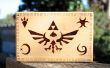 Legend of Zelda-Box Woodburned