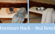 Möbel Hack - vom Kaffeetisch auf Bett Bank