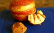 Erdnussbutter-Apple Schichten