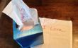 50 Wege zu sagen ich liebe Sie mit ein Kleenex-Box