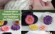 Erstellen Klettverschluss befestigt Blumen für gehäkelte (oder andere) Kappen