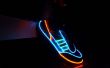 Elektrolumineszenz-Schuhe