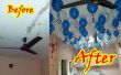 Dekorieren Sie Ihr Zuhause mit Ballons in der Luft schweben