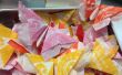 Recycling-Candy Wrapper Origami Schmetterlinge