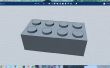 123D Design Lego Stein