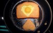 Herz Brot Toast Ei