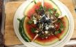 Sweet & saure Zitrusfrüchte Wassermelonen Salat