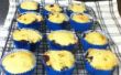 Wenig Fett und Zucker frei Banane Blaubeer-Muffins