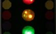 Interaktives Spiel der Red Light Green Light in einem Quilt